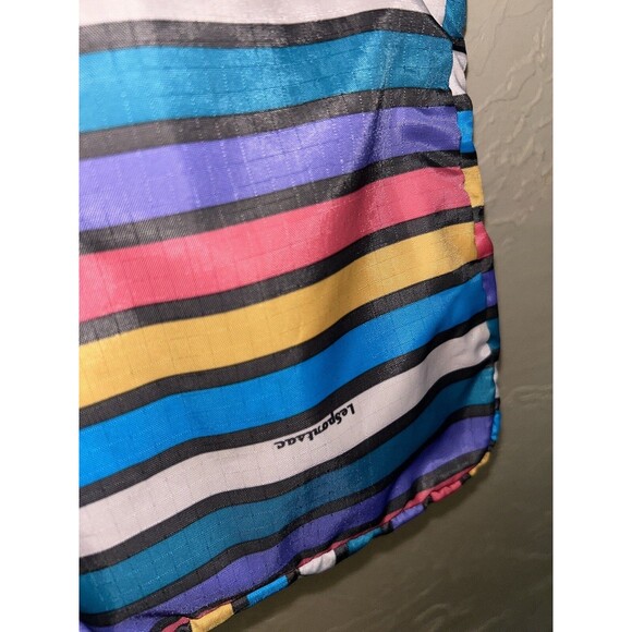 Le Sportsac Zippered Crossbody Bag Multicolor Stripes - Picture 5 of 11